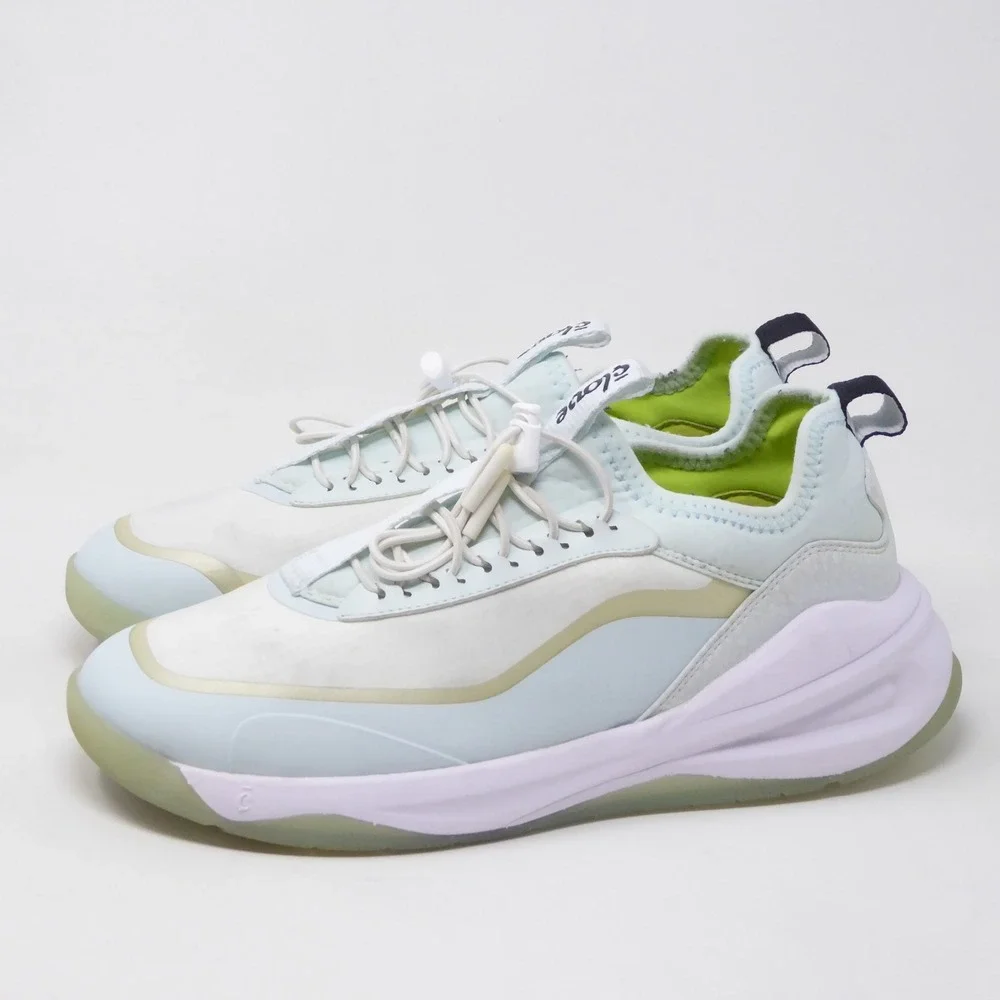 Clove Aeros Womens Nursing Shoes Light Blue Grey Textile Sneaker W8